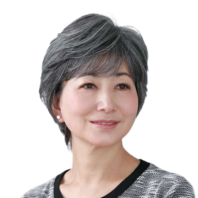 Performance wig Ms. Hua Bairong hair Short -haired old lady white hair, old man flower white head cover