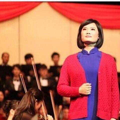 Jiang's wig short hair female hairstyle red song meeting stage chorus bobo new girl fake head set