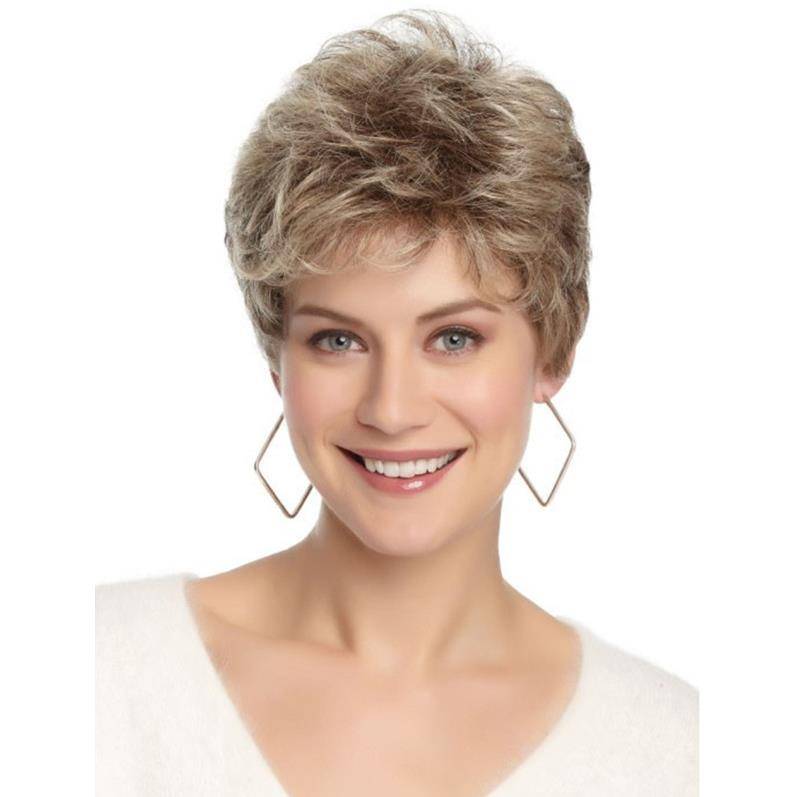 Supply of good quality wig short hair Women hairstyle White people love European and American wig sets hot -selling customization