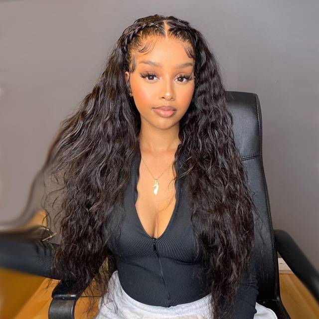 In front of European and American wigs, long curls wig Wig African fashion explosion head -based fibrous hood