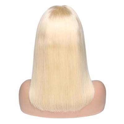 Xuchang wigs, semi -lace hand weaving wave waves, front lace #613 13x4 lace wig