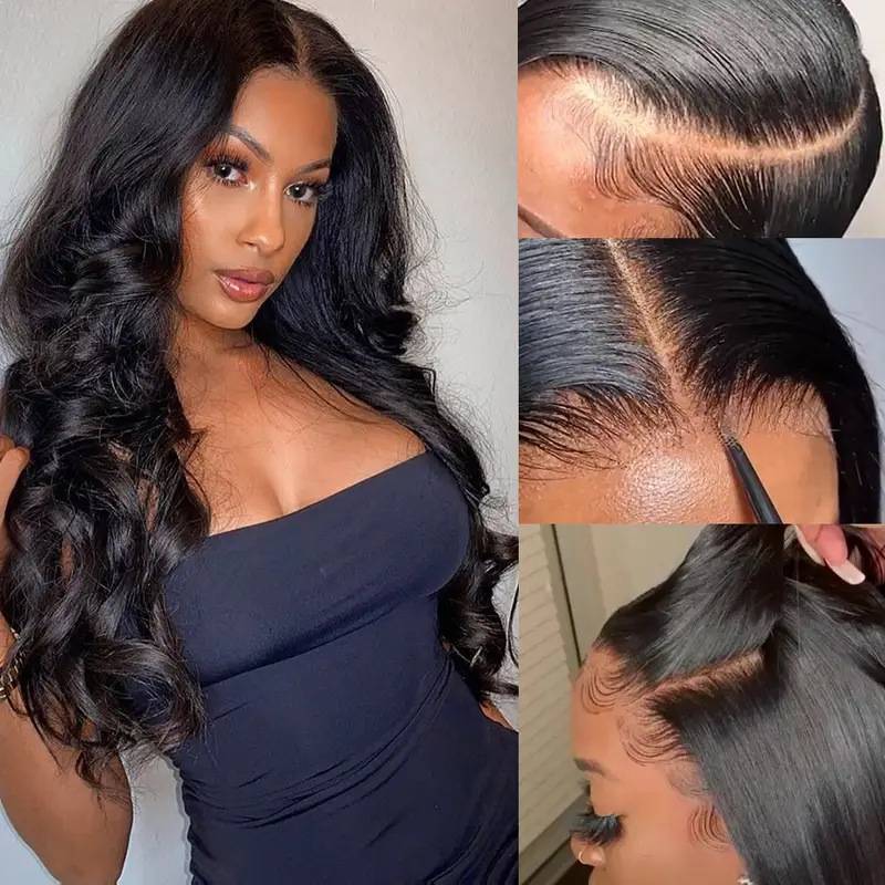 Cross -border European and American fashion front lace 13*4 piano color big wave curly hair wigs of Africa hot wigs