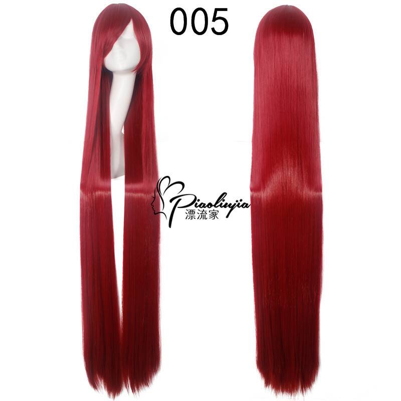 cosplay wig k costume universal 120 150cm long straight straight emitted color hair cos wig