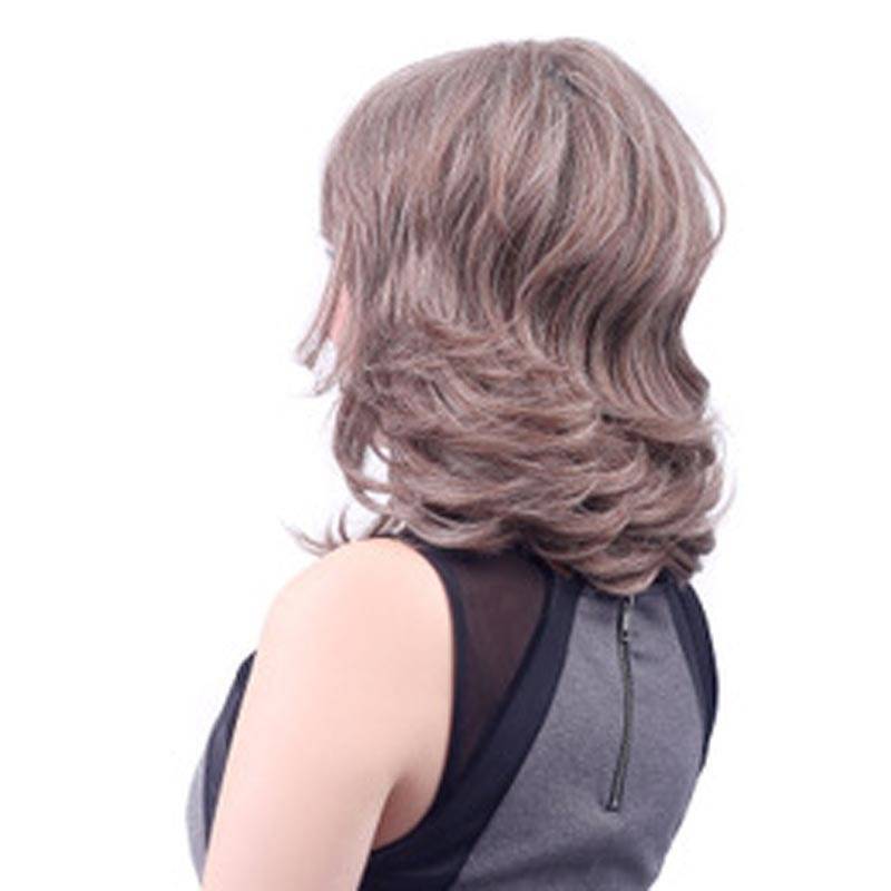 European and American rigid head sleeve chemical fiber short ladies curl head cover wavy rolled roller headset spot