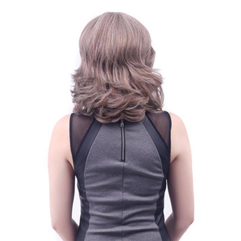 European and American rigid head sleeve chemical fiber short ladies curl head cover wavy rolled roller headset spot