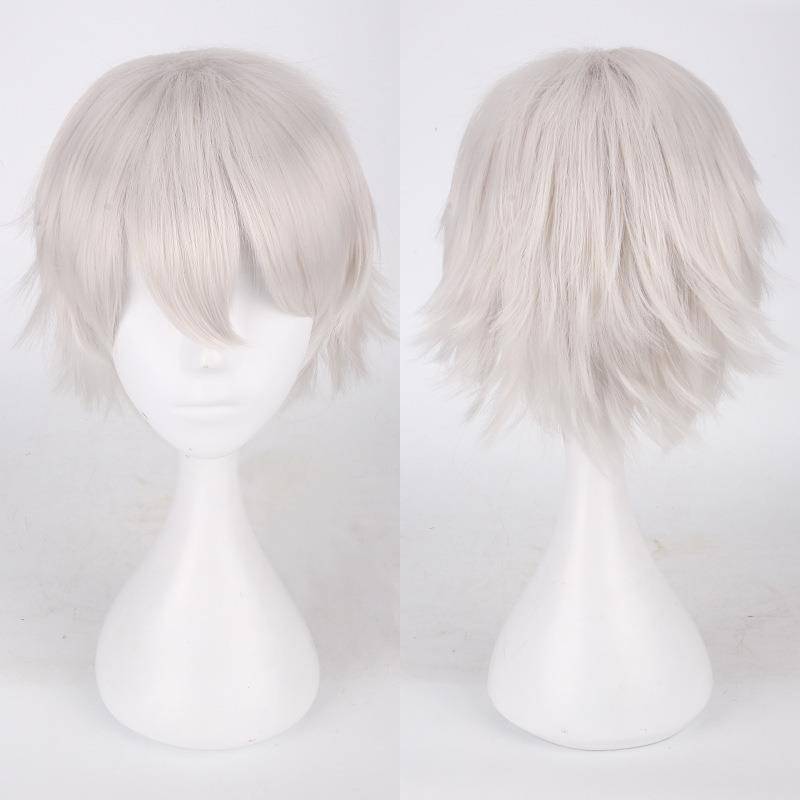 European and American COSPLAY animation wig universal colorful original bedroom anti -warming men's short hair and anti -warming model