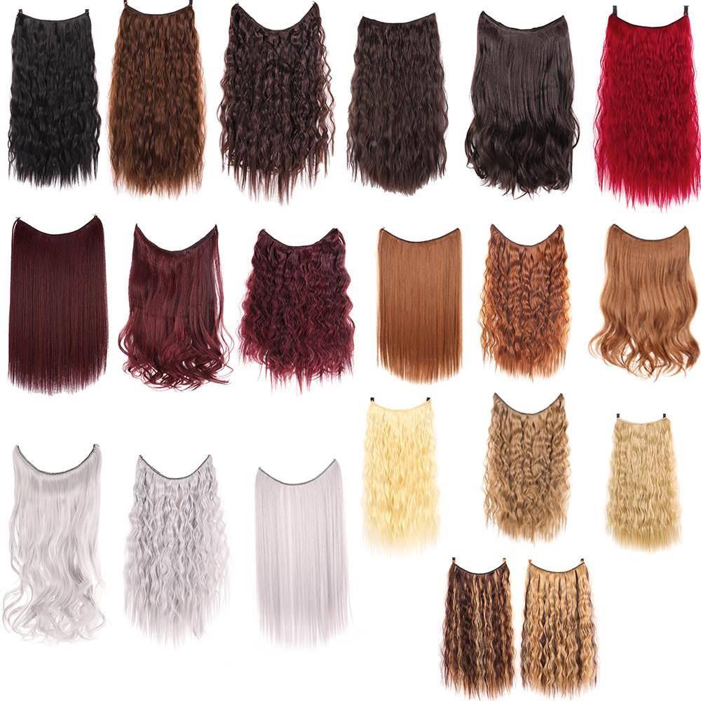 European and Mermaid Fish Line Wigmail hair connecting hair ripples without trace sending manufacturers spot