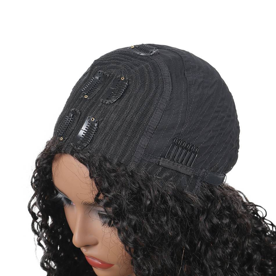 V-PART V-type wig Exit Cross-border Malaysian Human Hair Wigs Wig