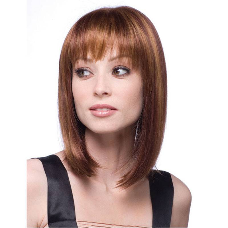 Wigs female short hair European and American fashion BOBO Bobo head short hair picked dyeing fake fibrous head cover