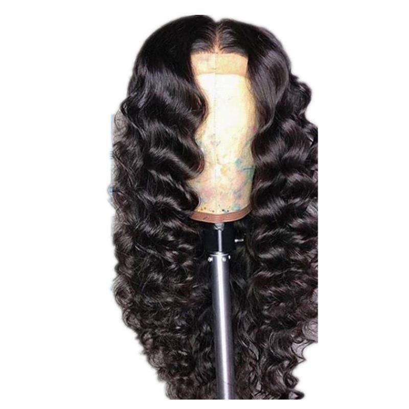 Wig female African chemical fibrous hair pattern rolling Amazon EBAY head hood