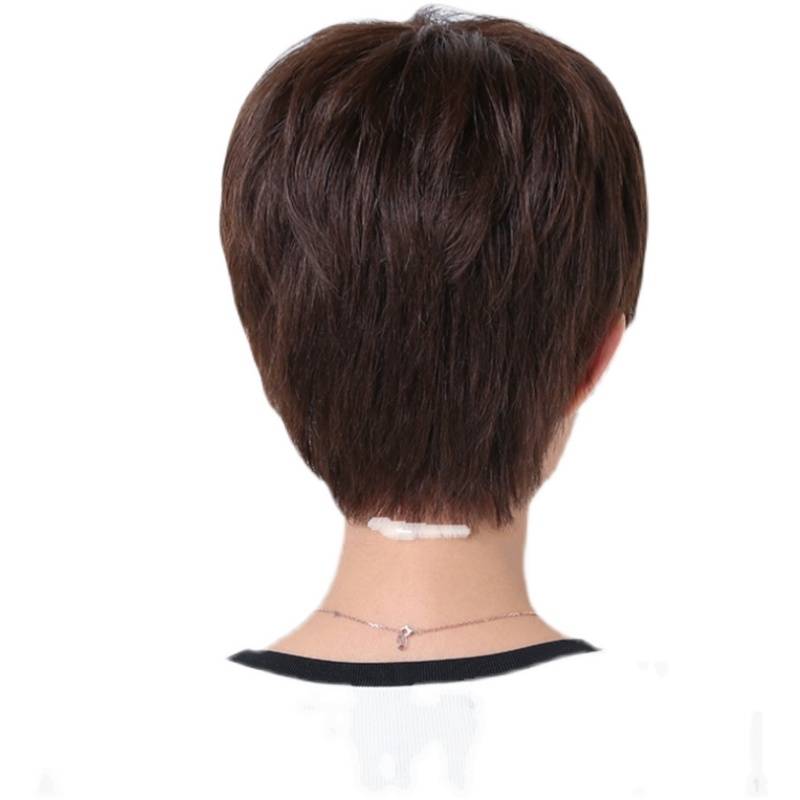 Fat -haired female short hair full -person full -handed ladies, middle -aged and elderly mothers, naturally light and breathable summer models