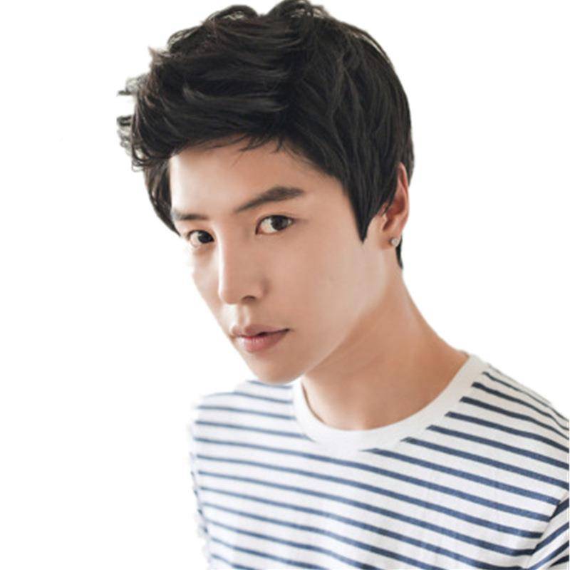 Manufacturer Mei Men's Wigs Handsome Flying European Header RLZ Texture Wig High -temperature Silk Spot