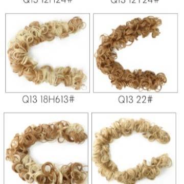 Chemical fiber wrapping flower buds Bags, ponytail European and American caterpillar hair circles wig hairball hair bag