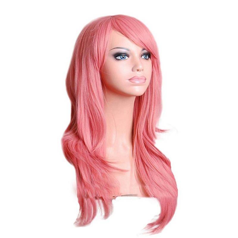 COS long roll anime cosplay color European and American wig gold explosion manufacturers direct selling spot 70cm