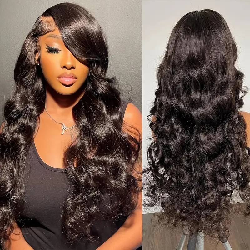 Cross -border wig European and American fashion front lace lace curly curly hair African hot -selling lace curly hair