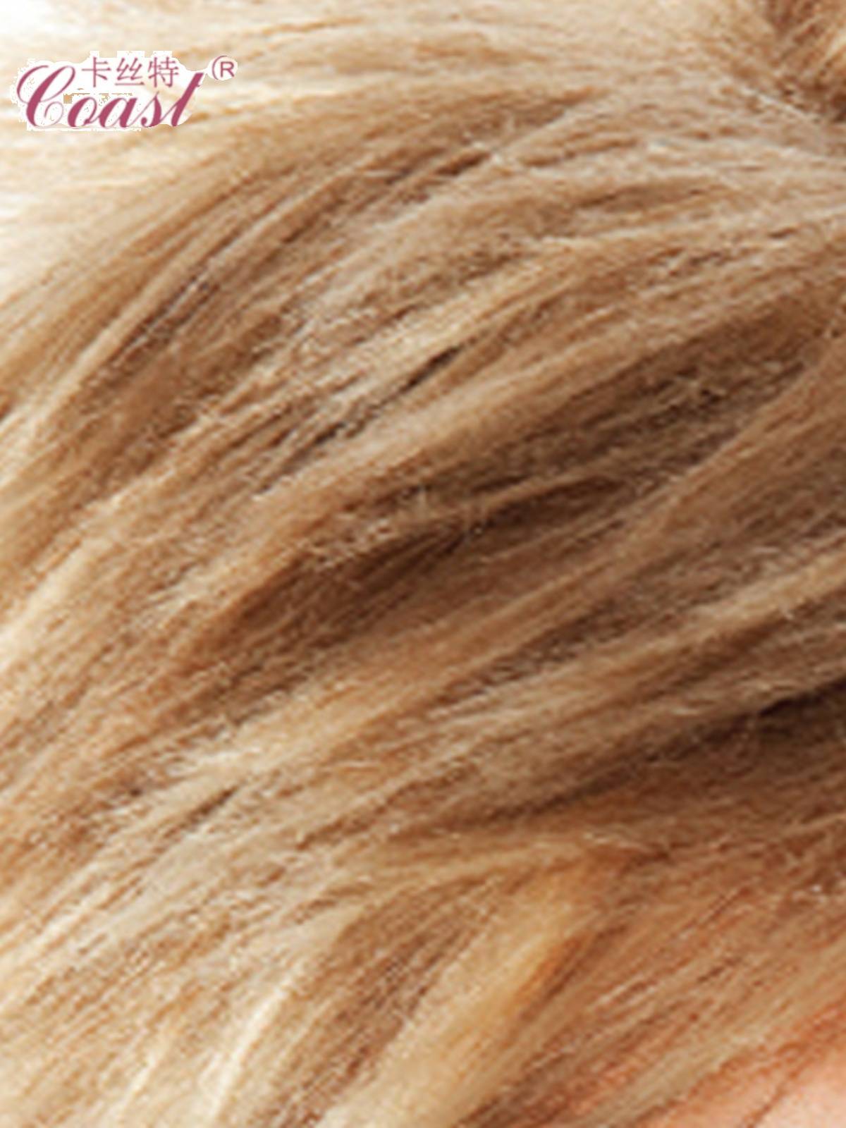 Foreigners Golden Brown Men's Wigs European and American short hair wig fluffy and handsome European and American boys wig