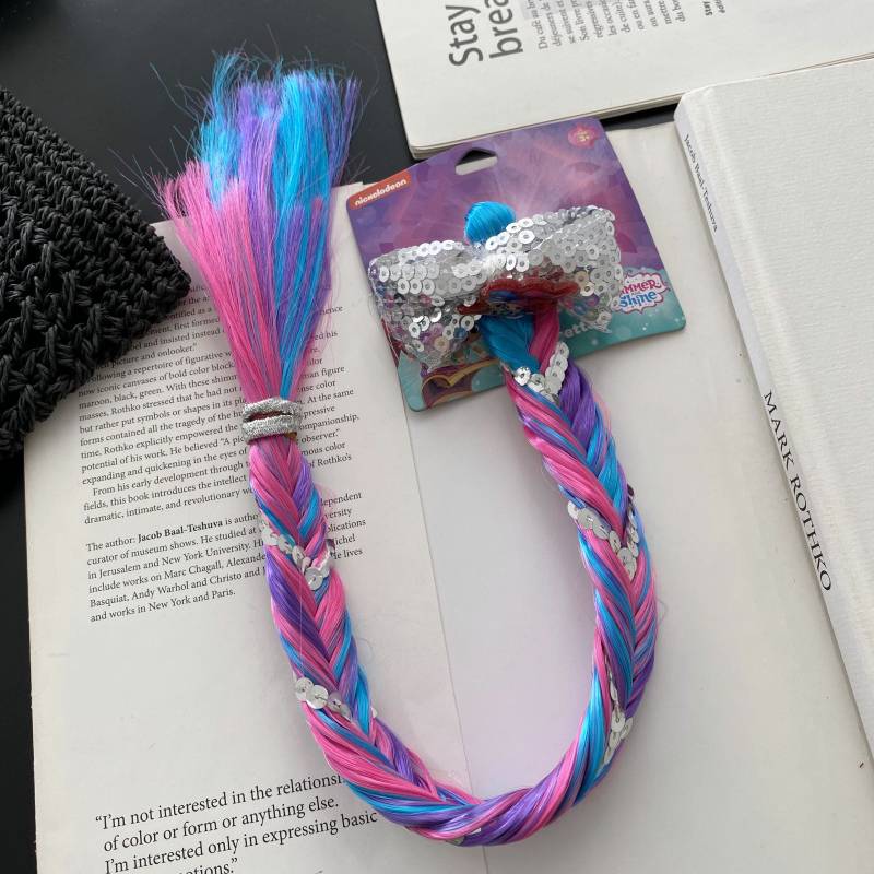 Sequenant Bows Fish Bone Brain Hair Fake Children's Little Girl hair accessories 0.06kg