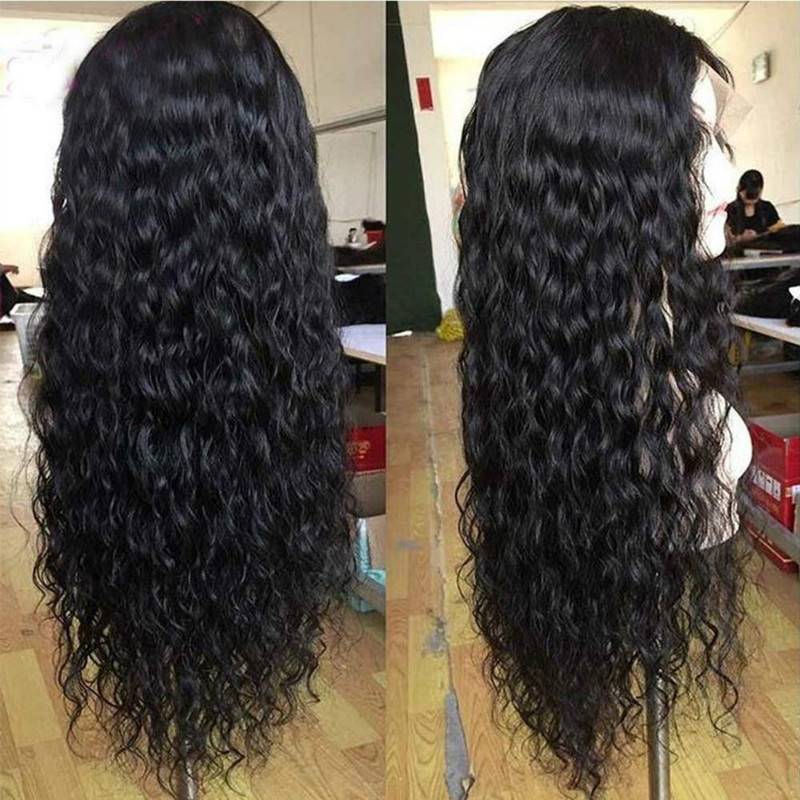 Beautiful wig female African curly hair, long curls, corn perflation, European fiber wiggle hood zkm small