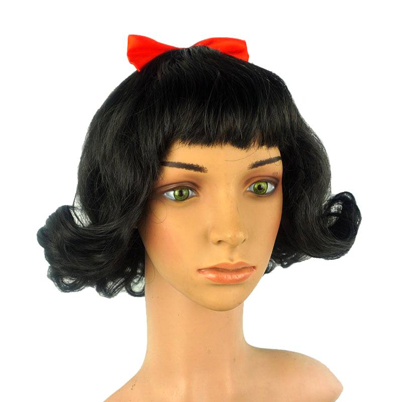 Princess White Snow Wig Children's Dress Dress Anime dressing props adult head cover