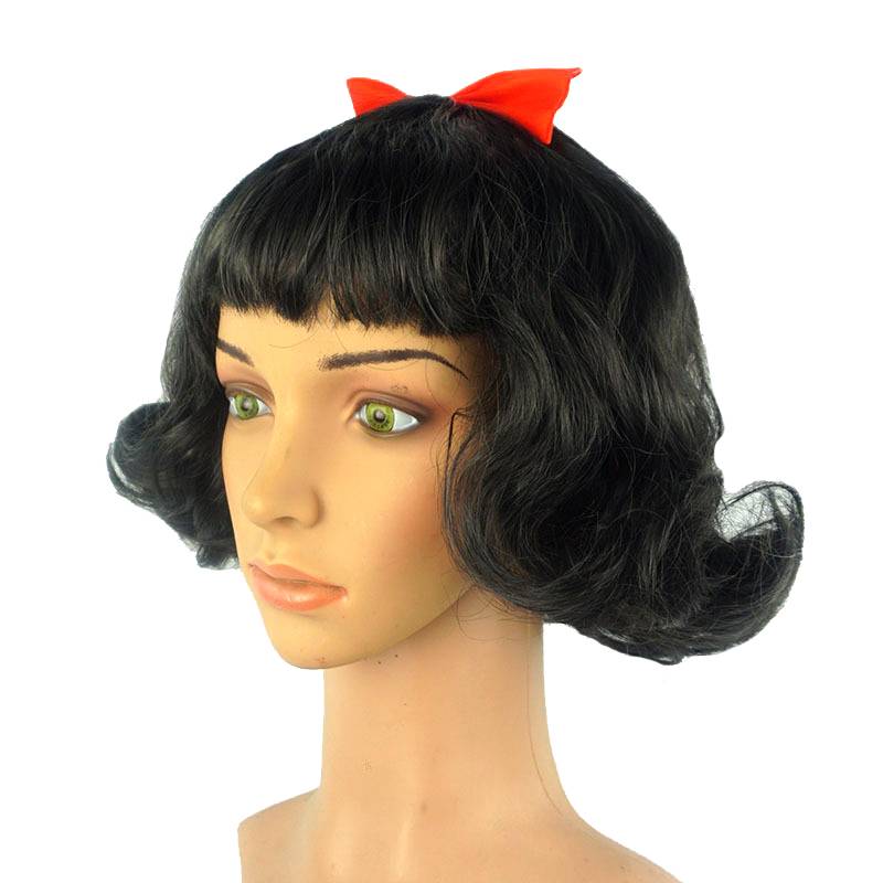 Princess White Snow Wig Children's Dress Dress Anime dressing props adult head cover