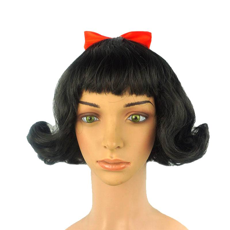 Princess White Snow Wig Children's Dress Dress Anime dressing props adult head cover