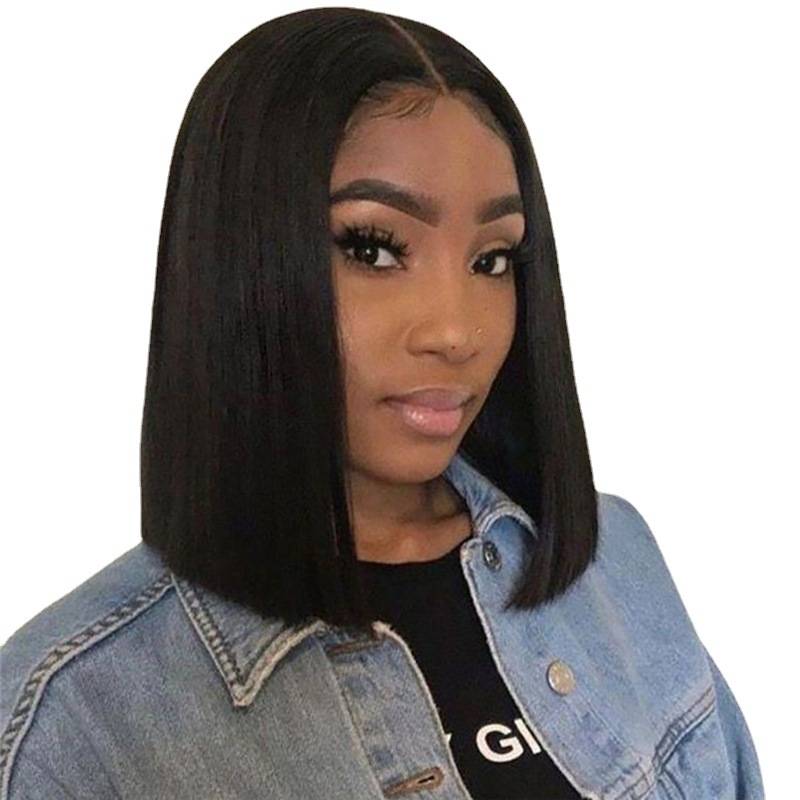 African wigs, short straight hair, bob headker ladies European and American fashion fiber wig women