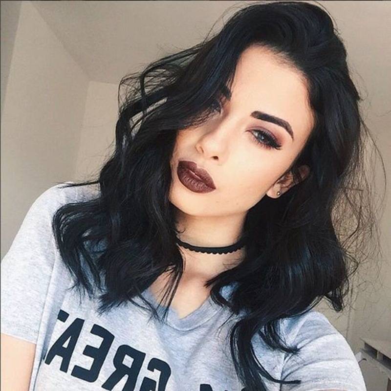 Cross -border wig female long hair European and American new black big wave wig full -headed full head cover supports overseas hair generation hair