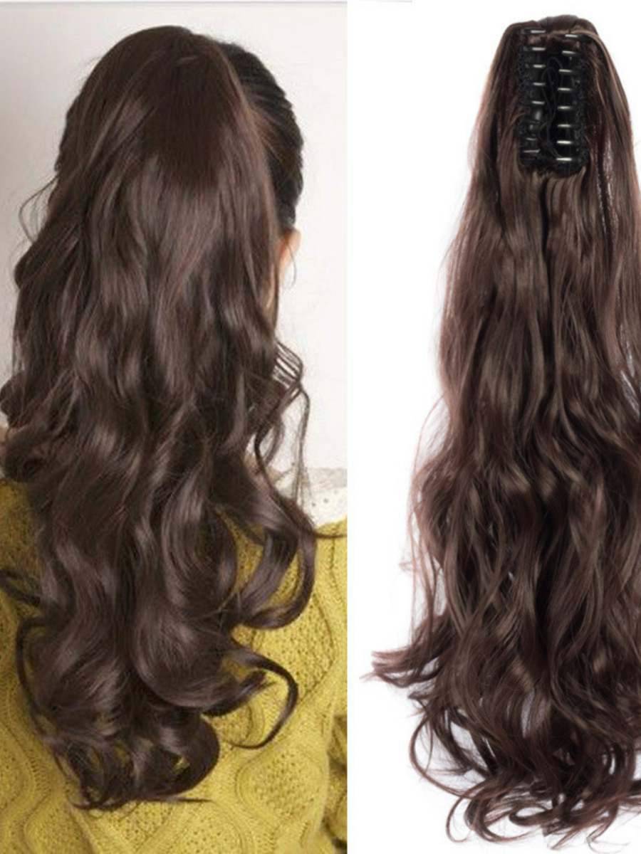 European and American new wig ponytail women's long curly hair horsetail grabbing ponytails and braids support a AA