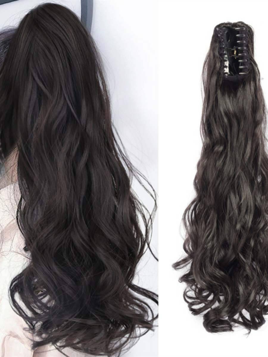 European and American new wig ponytail women's long curly hair horsetail grabbing ponytails and braids support a AA