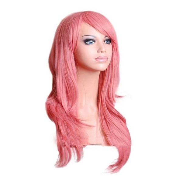 COS long roll anime cosplay color European and American wig gold explosion manufacturers direct selling spot 70cm