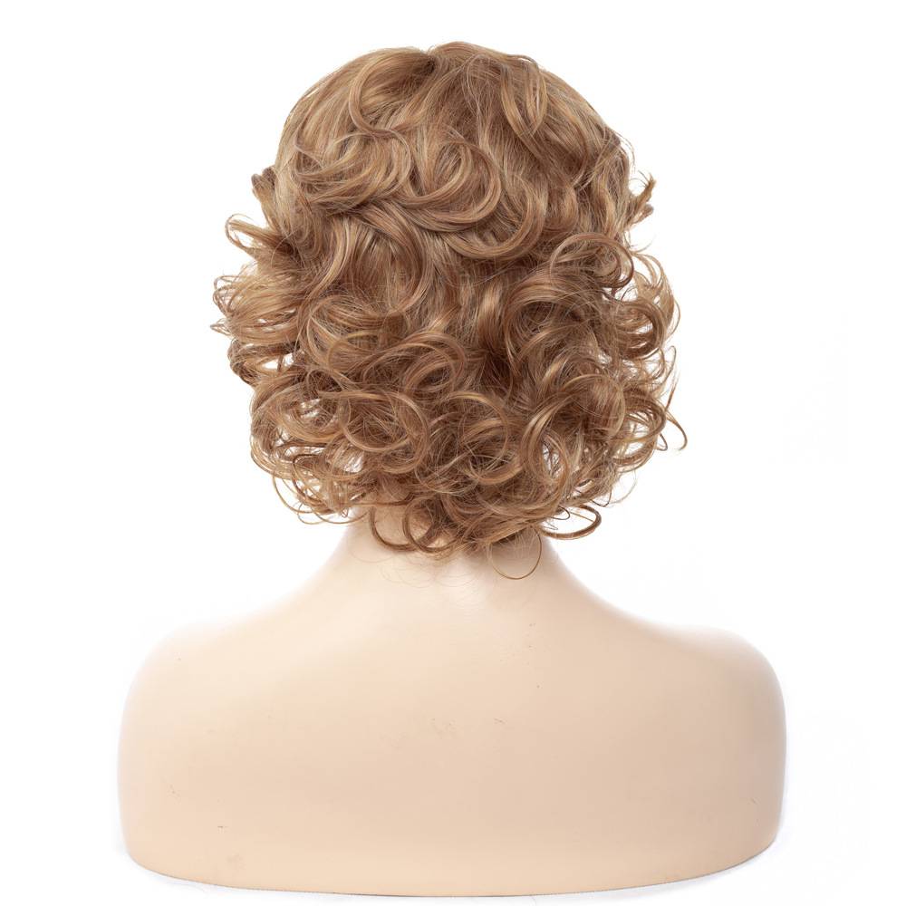 Ww2-12 wig header ladies short hair set speed-selling charter curl head cover