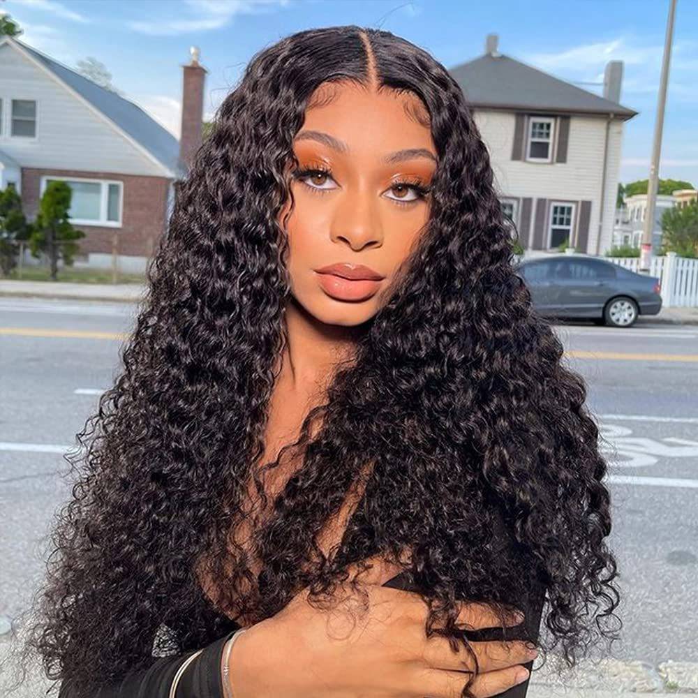 In front of European and American wigs, long curls in lace curls in African fashion explosion head -based fibrous hood