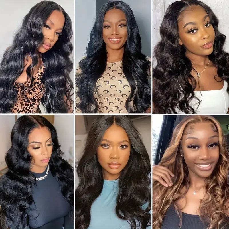 Cross -border wigs in Europe and America's pre -wave wavy curly curly curly African hot -selling lace lace full set