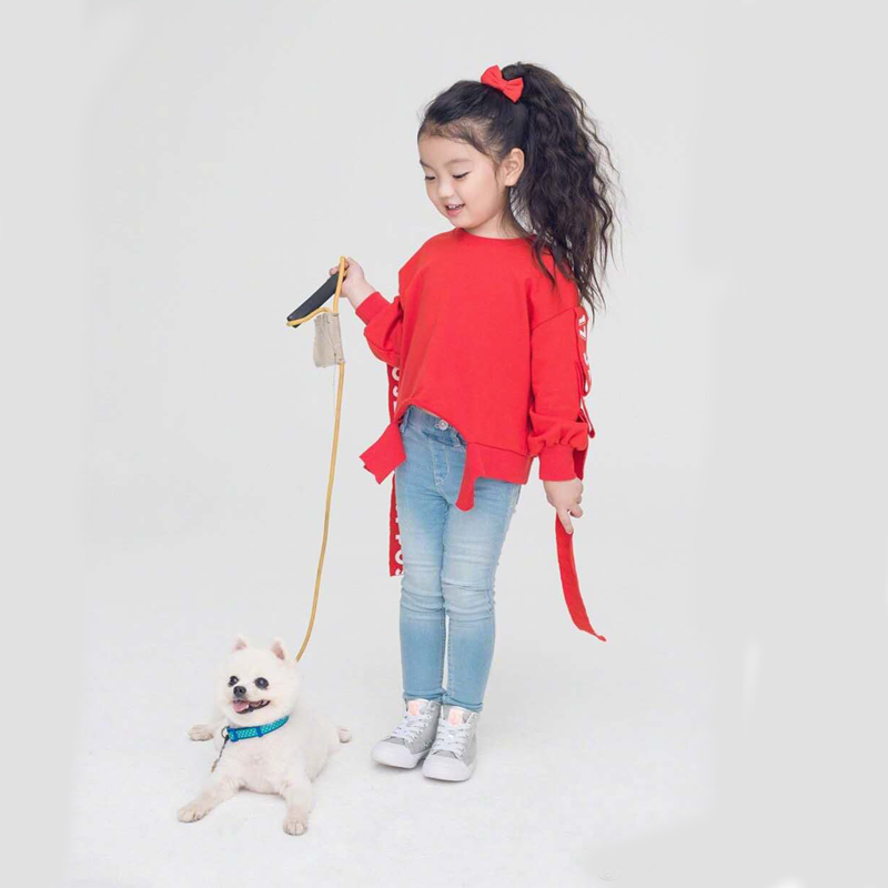 Children's wig ponytail women's medium long hair curly corn beard ponytail fluffy corn hot wool roller rolled wig ponytail