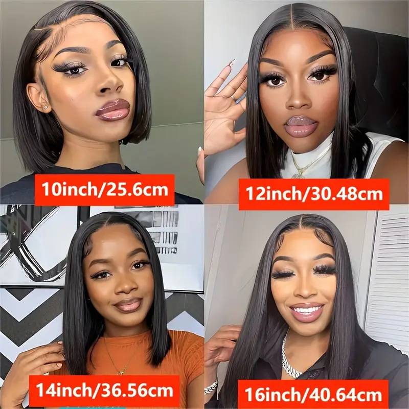 European and American fashion women's former lace wig Short straight hair is divided into BOBO Bobo head wigs full head set