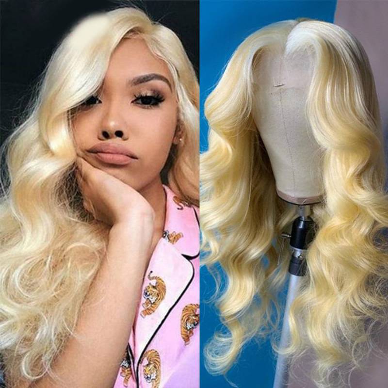 African cross -border European and American wig ladies long curly hair pour and ethical hair golden big wave chemical fiber headset women