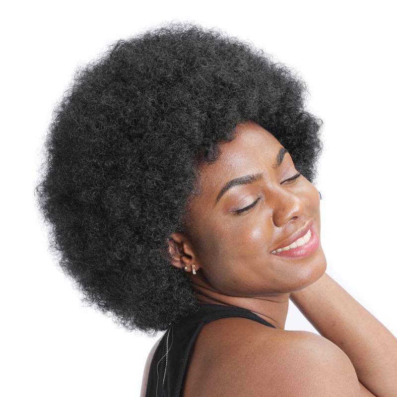 Explosion head African microwave curly pimlet puweed head cover short model