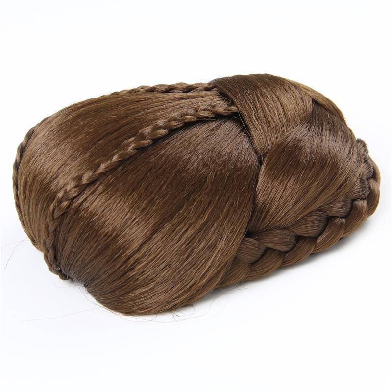 -36-2-1 style European and American popular bun braid hair buns, white people bag wig hairpin wig