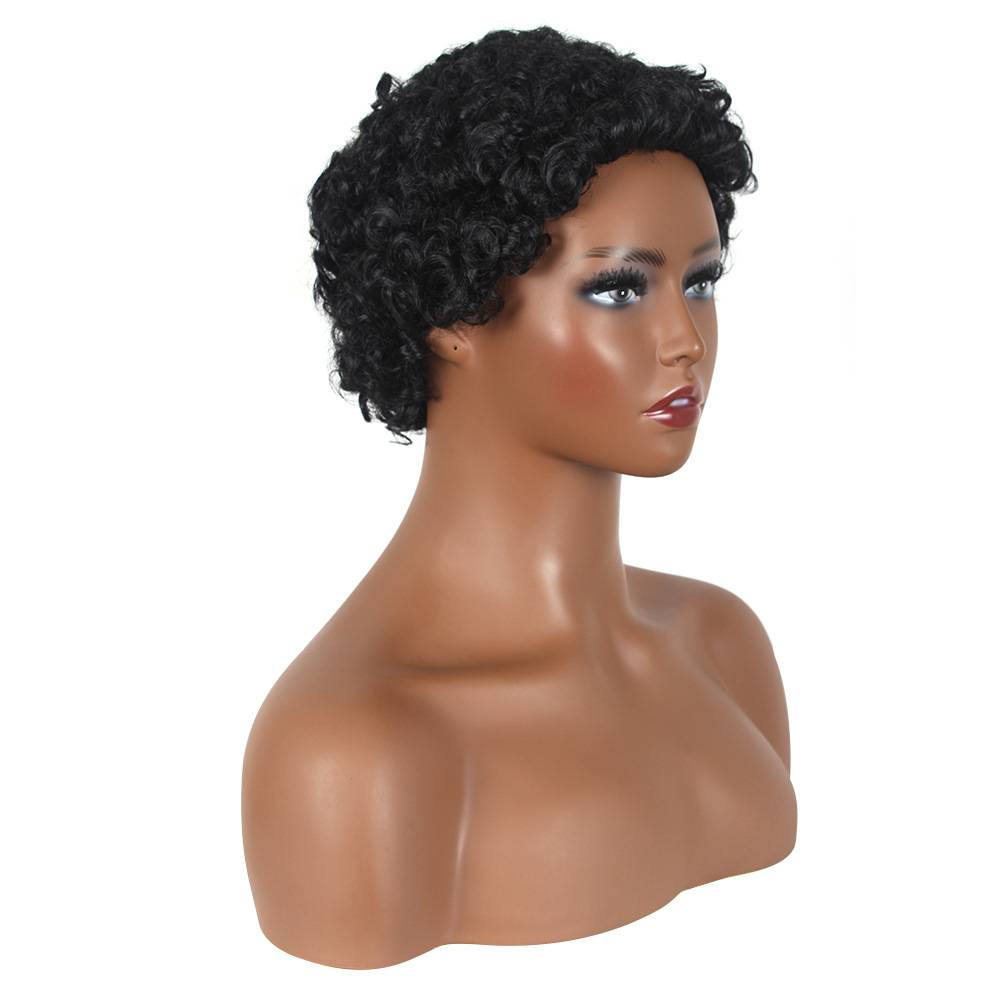 Latin American curly wig Short curly hair wig Wigs Wigs African small roll explosion head wig