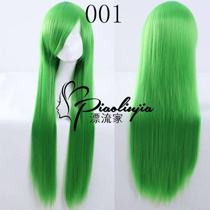 COS wig universal 100cm color long straight hair COS anime hot sales high temperature silk anime wig