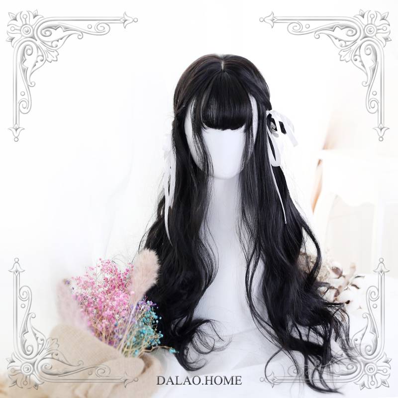 | Big guys' home | Harajuku soft girl Lolita "Sylvia" 65cm+black air bangs wigs