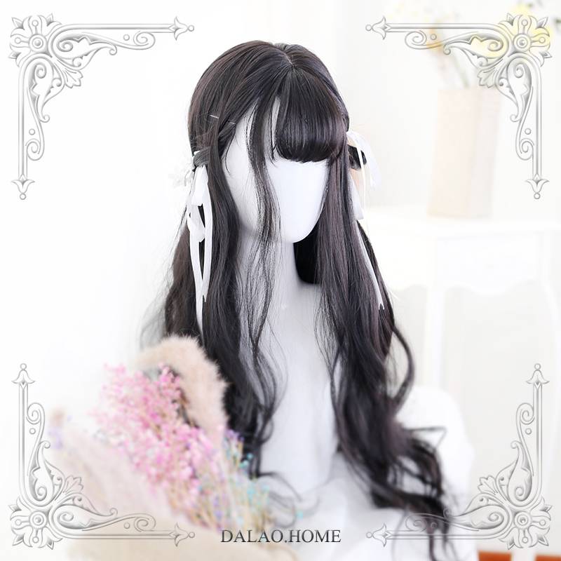 | Big guys' home | Harajuku soft girl Lolita "Sylvia" 65cm+black air bangs wigs