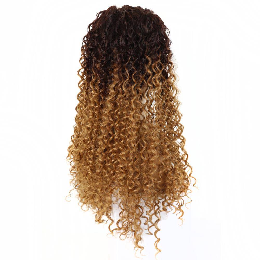Export -selling header 4T27#Kinky curly curly curls on the hairpot head cover small curl long head cover