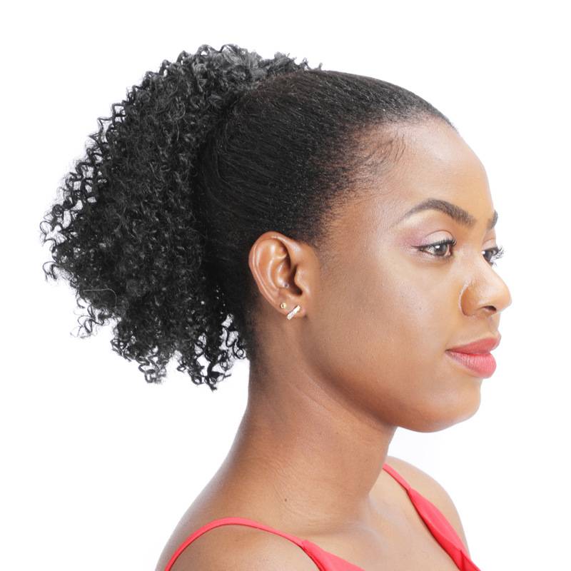 Wig hair pack Afro Kinky small curly rolling hair outbound hair explosive head curly hair caterpillars