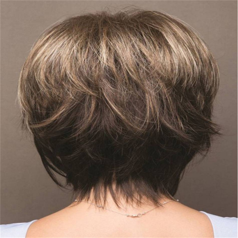 Fast ventarian wig female short straight hair warm silk mechanism Full -headed manufacturer spot