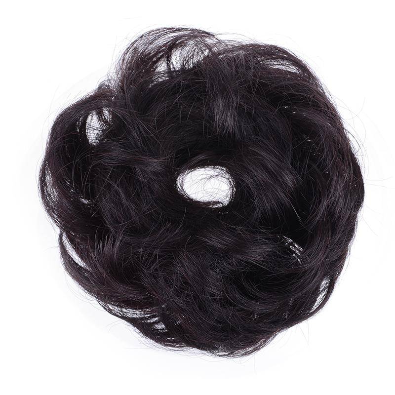 Ladies wig True curly curly circle small fresh star Fan Hua Barball head lazy people reduce age and messy hair circles