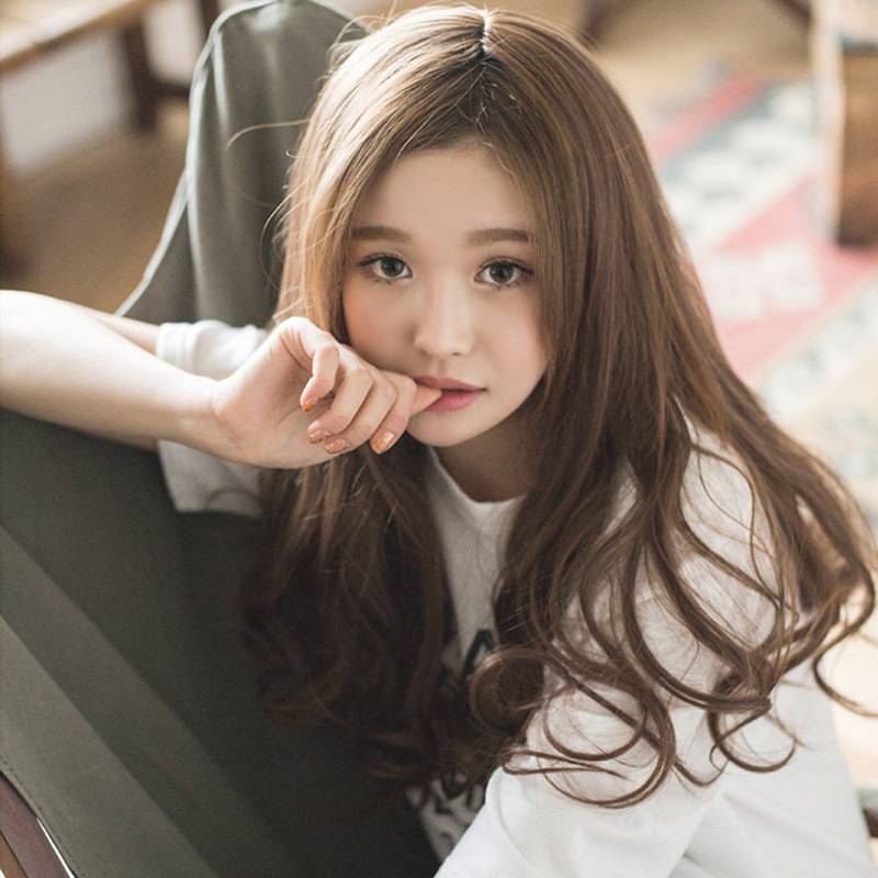 Manufacturer Cross -border doll wiggack ladies, European and American long curly hair lolita Korea