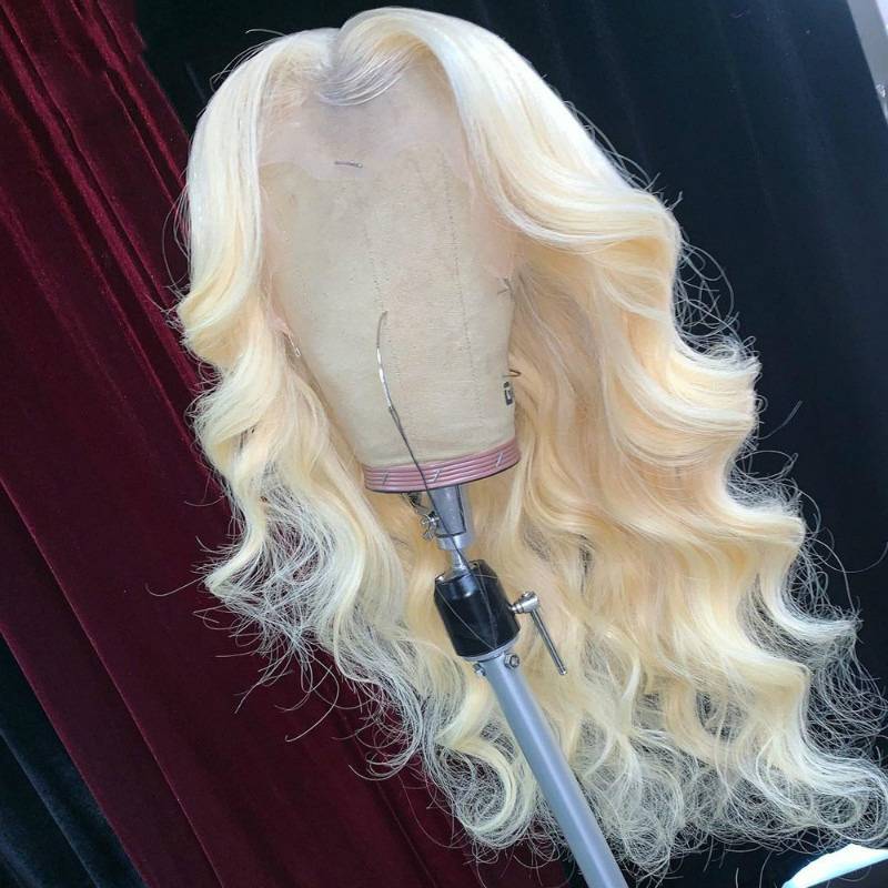 African cross -border European and American wig ladies long curly hair pour and ethical hair golden big wave chemical fiber headset women