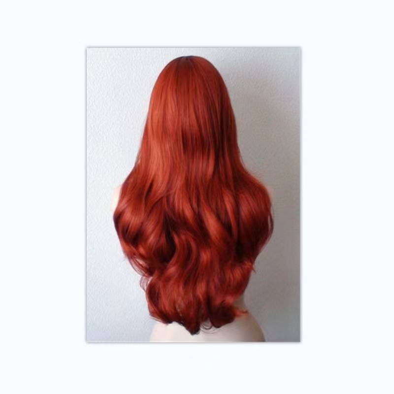 Amazon Europe and the United States Princess Mermaid Mermaid Red Wigga Golk Movement Cos wig