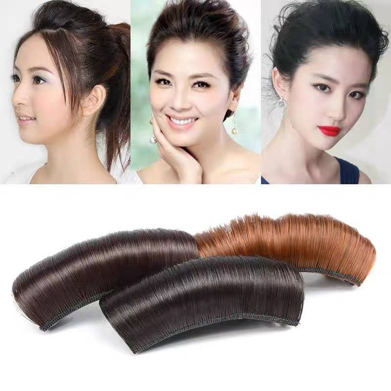 Cross -border wigs Female naturally adding quantitative chemical fiber pad hair roots and increased hair pad hair manufacturers spot